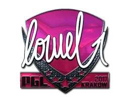 Sticker loWel (Foil) | Krakow 2017 - Preço e onde comprar no CS2