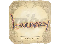 Sticker Lucaozy | Austin 2025 - Preço e onde comprar no CS2