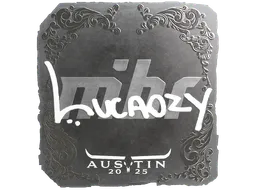 Sticker Lucaozy (Foil) | Austin 2025 - Preço e onde comprar no CS2