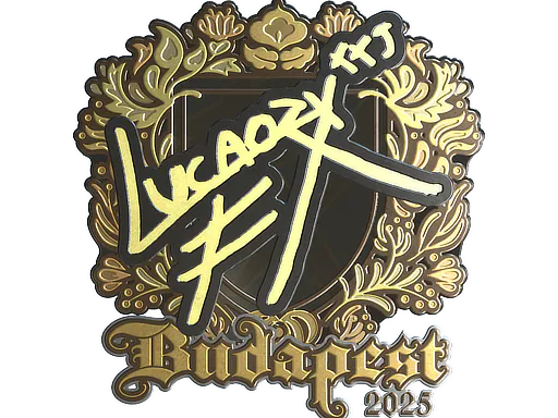 Sticker Lucaozy (Gold) | Budapest 2025 - Preço e onde comprar no CS2