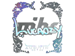 Sticker Lucaozy (Holo) | Austin 2025 - Preço e onde comprar no CS2