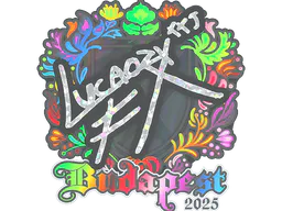 Sticker Lucaozy (Holo) | Budapest 2025 - Preço e onde comprar no CS2