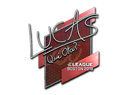 Sticker LUCAS1 | Boston 2018 - Preço e onde comprar no CS2