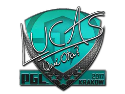 Sticker LUCAS1 | Krakow 2017 - Preço e onde comprar no CS2