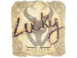 Sticker Lucky | Austin 2025 - Preço e onde comprar no CS2