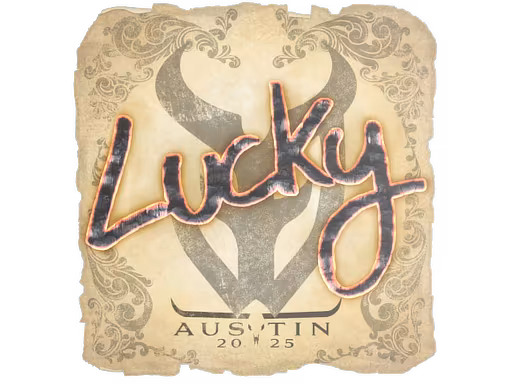 Sticker Lucky | Austin 2025 - Preço e onde comprar no CS2
