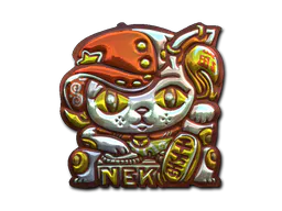 Sticker Lucky Cat (Foil) - Preço e onde comprar no CS2