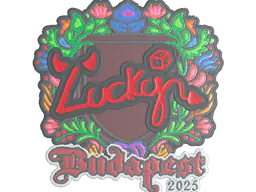 Sticker Lucky (Embroidered) | Budapest 2025 - Preço e onde comprar no CS2