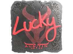 Sticker Lucky (Foil) | Austin 2025 - Preço e onde comprar no CS2