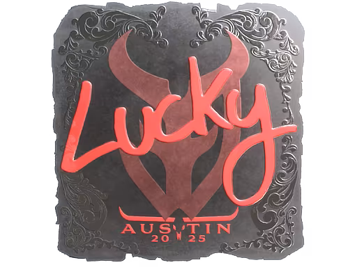 Sticker Lucky (Foil) | Austin 2025 - Preço e onde comprar no CS2