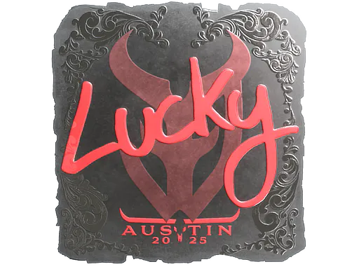 Sticker Lucky (Foil) | Austin 2025 - Preço e onde comprar no CS2
