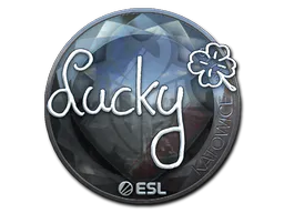 Sticker Lucky (Foil) | Katowice 2019 - Preço e onde comprar no CS2