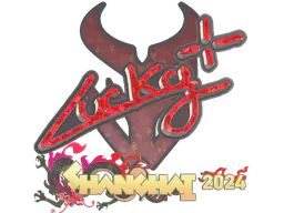 Sticker Lucky (Glitter) | Shanghai 2024 - Preço e onde comprar no CS2