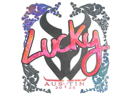 Sticker Lucky (Holo) | Austin 2025 - Preço e onde comprar no CS2