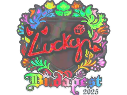 Sticker Lucky (Holo) | Budapest 2025 - Preço e onde comprar no CS2
