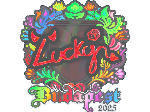 Sticker Lucky (Holo) | Budapest 2025 - Preço e onde comprar no CS2