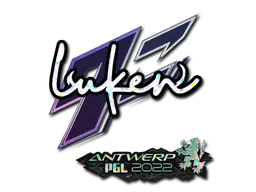 Sticker luken (Glitter) | Antwerp 2022 - Preço e onde comprar no CS2