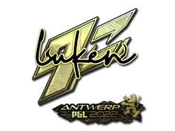 Sticker luken (Gold) | Antwerp 2022 - Preço e onde comprar no CS2