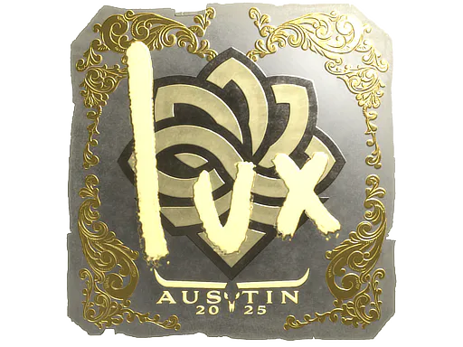 Sticker lux (Gold) | Austin 2025 - Preço e onde comprar no CS2