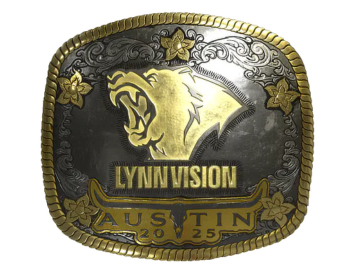 Sticker Lynn Vision (Gold) | Austin 2025 - Preço e onde comprar no CS2