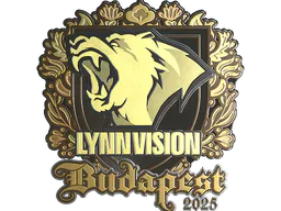 Sticker Lynn Vision (Gold) | Budapest 2025 - Preço e onde comprar no CS2