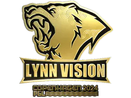 Sticker Lynn Vision (Gold) | Copenhagen 2024 - Preço e onde comprar no CS2