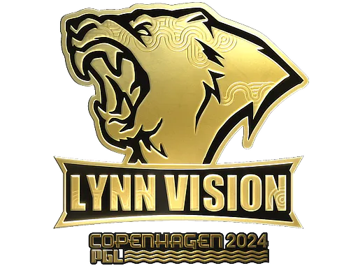 Sticker Lynn Vision (Gold) | Copenhagen 2024 - Preço e onde comprar no CS2