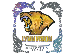 Sticker Lynn Vision (Holo) | Austin 2025 - Preço e onde comprar no CS2