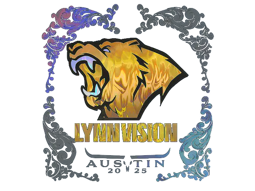 Sticker Lynn Vision (Holo) | Austin 2025 - Preço e onde comprar no CS2