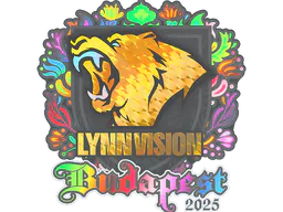 Sticker Lynn Vision (Holo) | Budapest 2025 - Preço e onde comprar no CS2