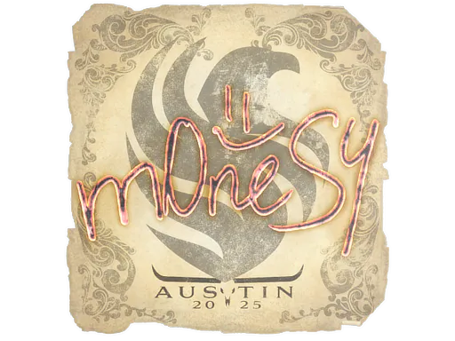 Sticker m0NESY | Austin 2025 - Preço e onde comprar no CS2