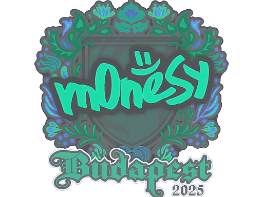 Sticker m0NESY | Budapest 2025 - Preço e onde comprar no CS2