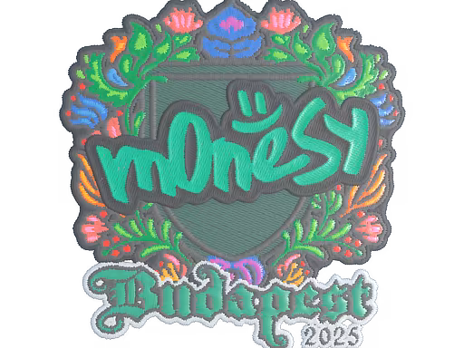 Sticker m0NESY (Embroidered) | Budapest 2025 - Preço e onde comprar no CS2
