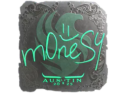 Sticker m0NESY (Foil) | Austin 2025 - Preço e onde comprar no CS2