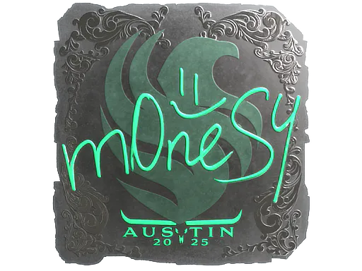 Sticker m0NESY (Foil) | Austin 2025 - Preço e onde comprar no CS2