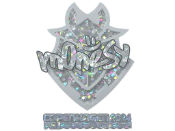 Sticker m0NESY (Glitter) | Copenhagen 2024 - Preço e onde comprar no CS2