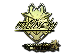 Sticker m0NESY (Gold) | Antwerp 2022 - Preço e onde comprar no CS2