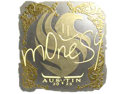 Sticker m0NESY (Gold) | Austin 2025 - Preço e onde comprar no CS2