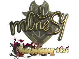 Sticker m0NESY (Gold) | Shanghai 2024 - Preço e onde comprar no CS2