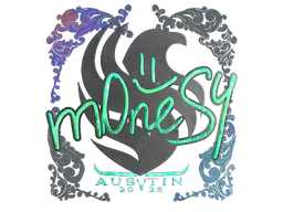 Sticker m0NESY (Holo) | Austin 2025 - Preço e onde comprar no CS2