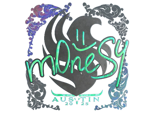 Sticker m0NESY (Holo) | Austin 2025 - Preço e onde comprar no CS2