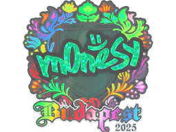 Sticker m0NESY (Holo) | Budapest 2025 - Preço e onde comprar no CS2