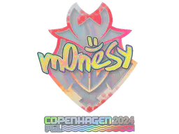 Sticker m0NESY (Holo) | Copenhagen 2024 - Preço e onde comprar no CS2