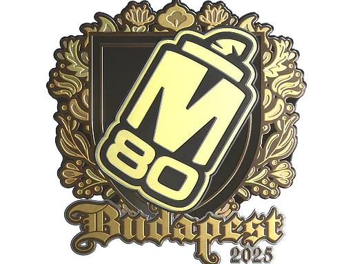 Sticker M80 (Gold) | Budapest 2025 - Preço e onde comprar no CS2