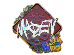 Sticker maden (Glitter) | Rio 2022 - Preço e onde comprar no CS2
