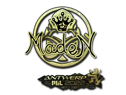 Sticker maden (Gold) | Antwerp 2022 - Preço e onde comprar no CS2
