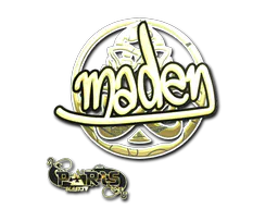 Sticker maden (Gold) | Paris 2023 - Preço e onde comprar no CS2