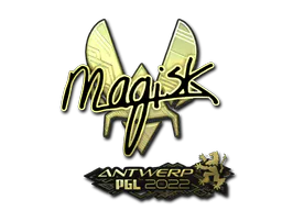 Sticker Magisk (Gold) | Antwerp 2022 - Preço e onde comprar no CS2