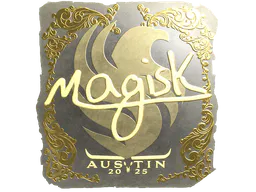 Sticker Magisk (Gold) | Austin 2025 - Preço e onde comprar no CS2