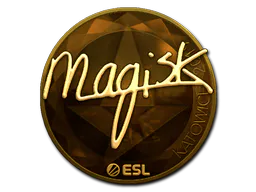 Sticker Magisk (Gold) | Katowice 2019 - Preço e onde comprar no CS2